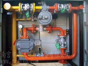 Gas Pressure Regulating And Metering Skid